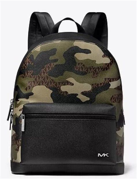 michael kors men's cooper camouflage logo backpack|Cooper Camouflage Logo Backpack .